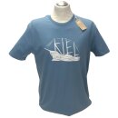 Kielschiff T-Shirt organic cotton cool blue unisex