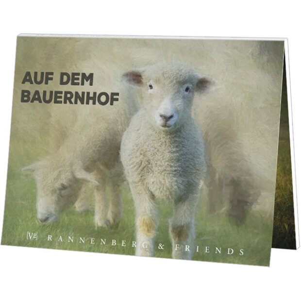 Postkartenbuch auf dem Bauernhof