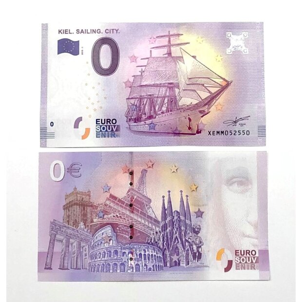 0 Euro Souvenirschein Gorch Fock