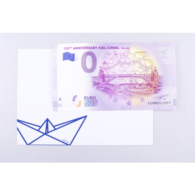 0 Euro Souvenirschein zum 125 jährigen NOK-Jubiläum