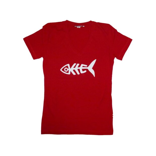 Kielfisch T-Shirt Damen rot