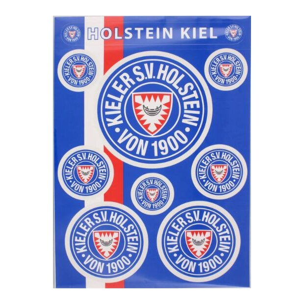 Holstein Kiel Aufkleber Set Logo