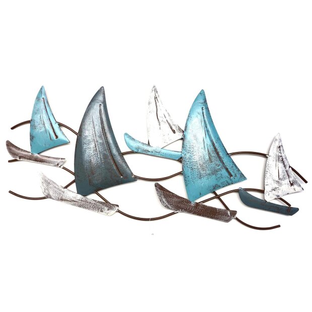 Wanddeko Segelschiffe Blech