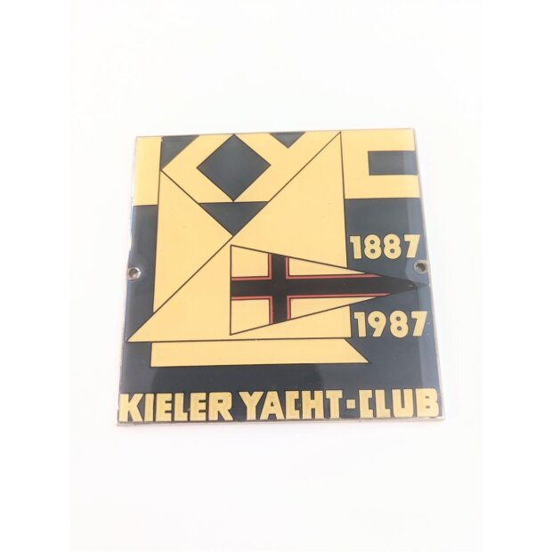 Plakette 1987 Kieler Yacht Club