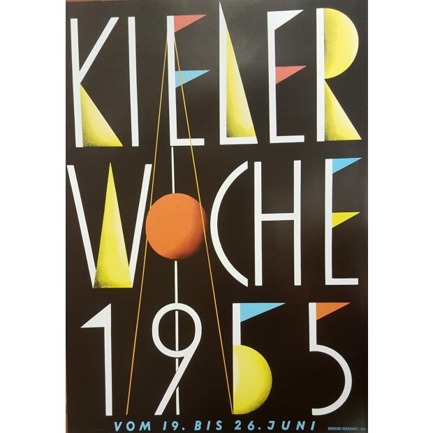 Poster Kieler Woche 1955