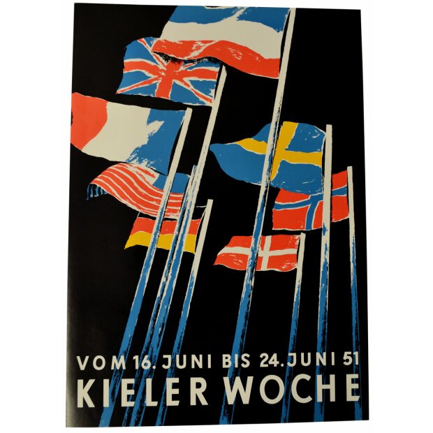 Poster Kieler Woche 1951
