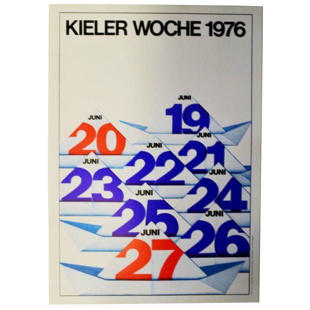 Poster Kieler Woche 1976