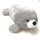 Pl&uuml;sch Seehund liegend grau 24cm