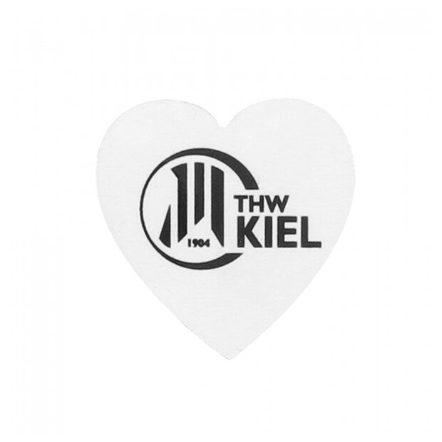 THW Kiel Magnet Herz weiß