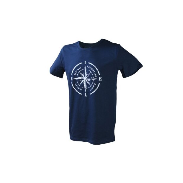 T-Shirt Kompass navy unisex