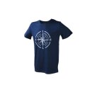 T-Shirt Kompass navy unisex